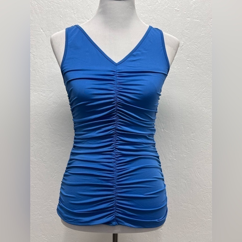 Women’s Rushed Sleeveless Tank Top - XS